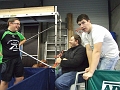 Corentin MATHY qui se fait coacher par laurent